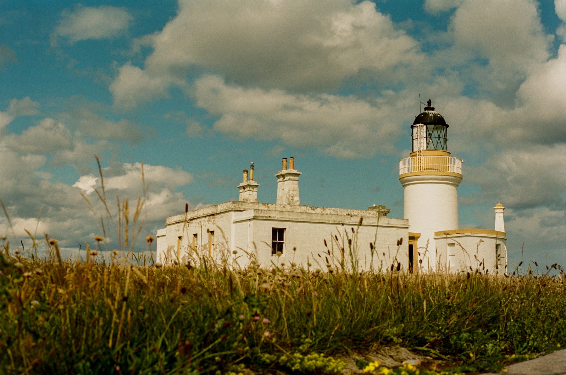 Lighthouse on the Scottish coast